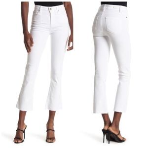 Paige Rory Crop Raw Hem Flare Jeans